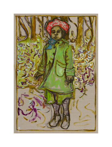 Billy Childish - Girl Stood With Flowers