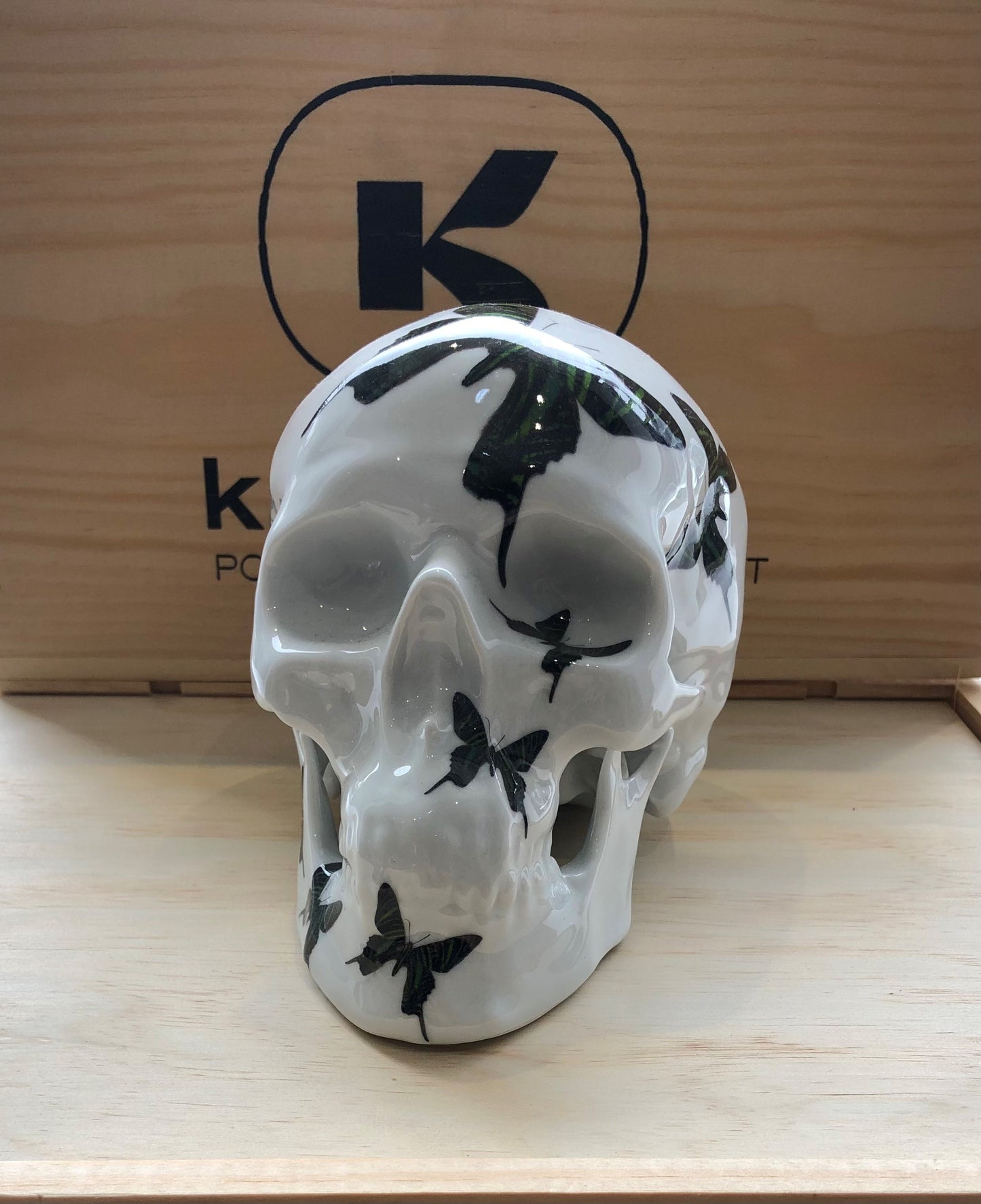 NOON - Skull Green Butterfly