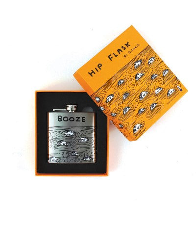 David Shrigley Hip Flask