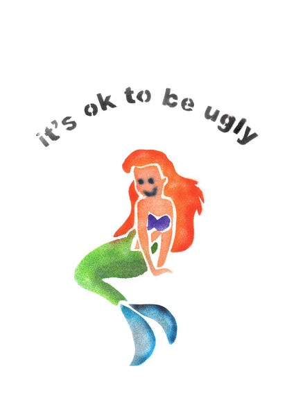 Listen04 - It's OK To Be Ugly (Screenprint)