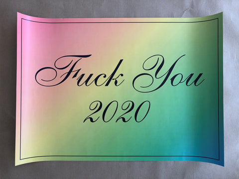 Jeremy Deller - Fuck You 2020