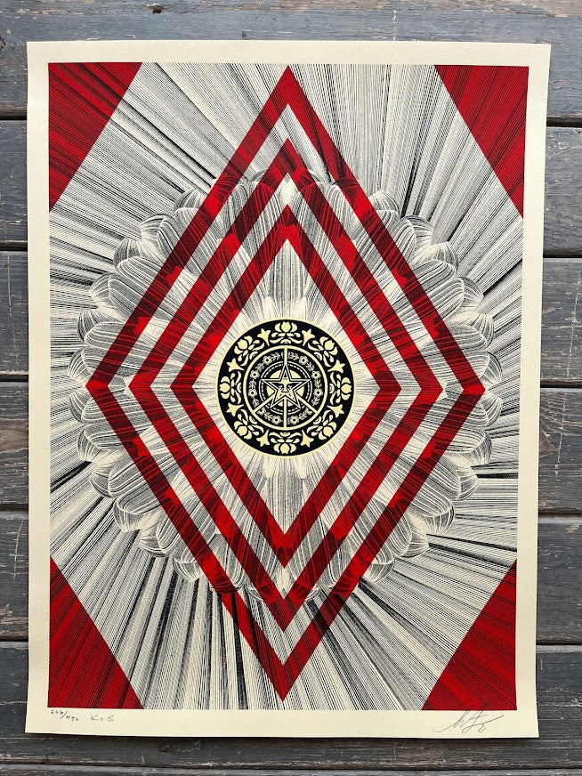 Shepard Fairey - Kai & Sunny - Flower Diamond