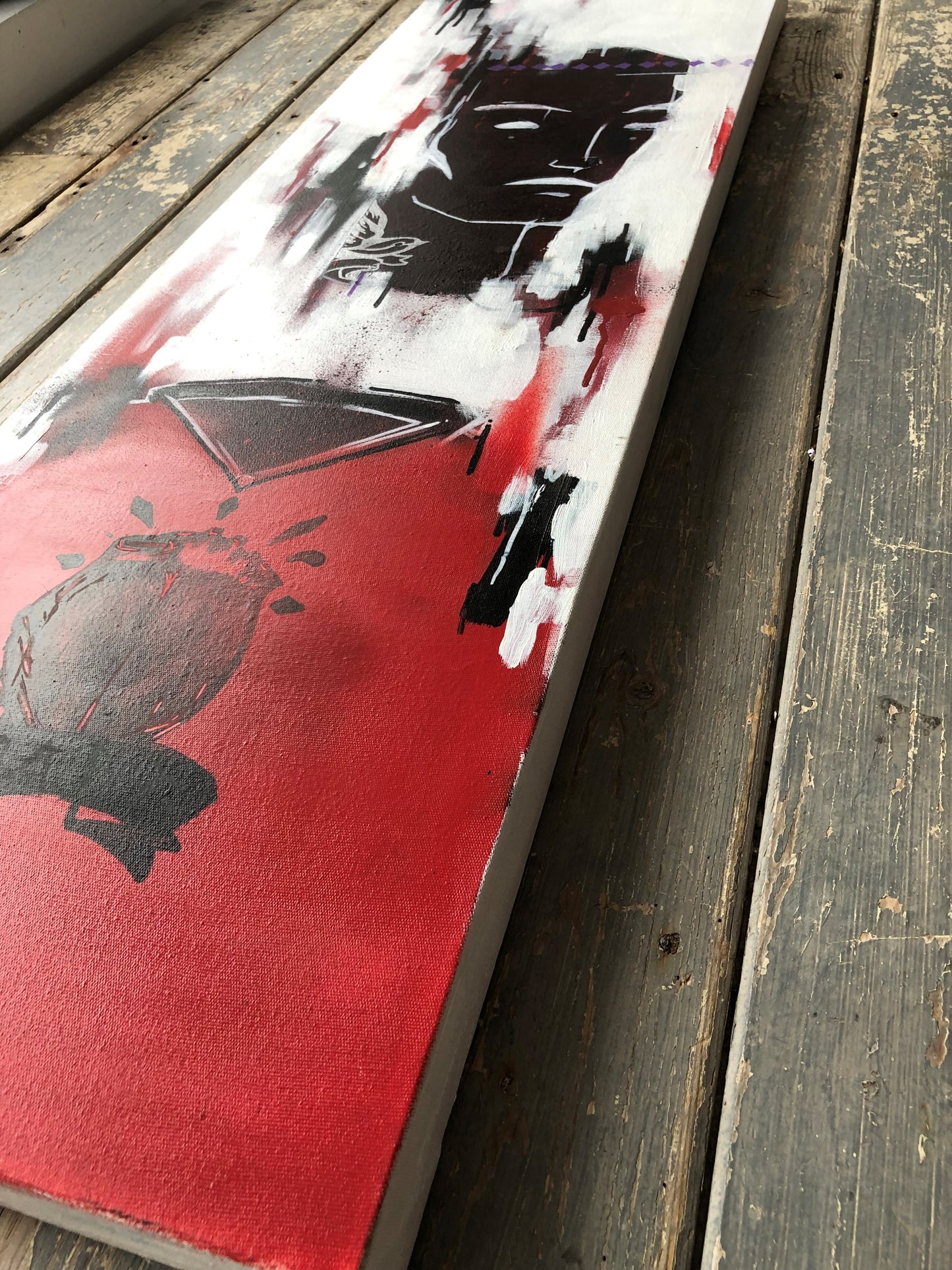 Andre Firmiano - Leatherface (Sale! Original painting from the vaults...)