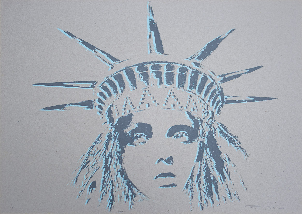 Pam Glew - Liberty Board Signed Original Screenprint
