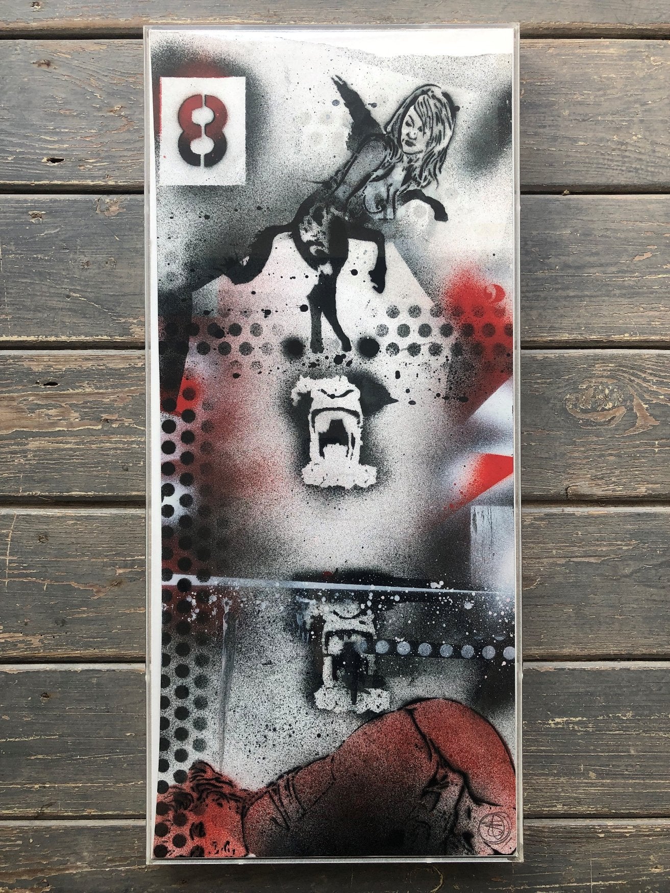 Nick Walker - Super 8 (Original stencil on paper)
