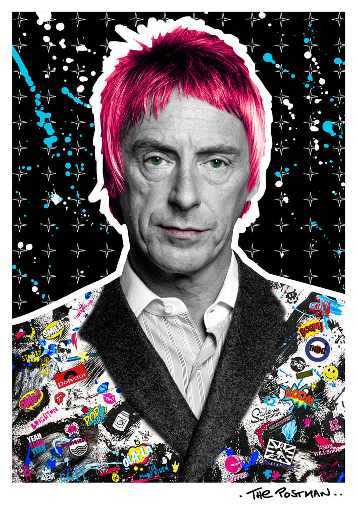The Postman - Paul Weller (A3 Hand-Finished Print)