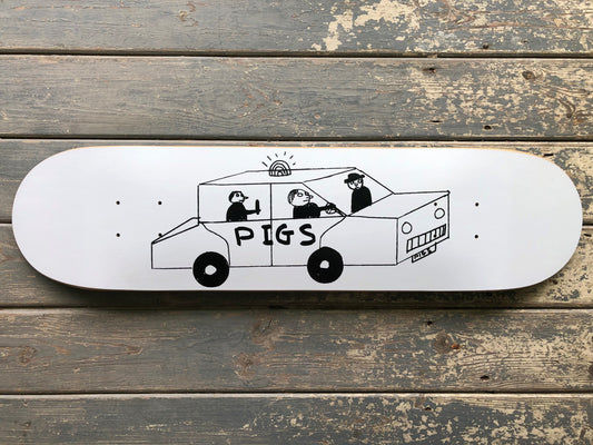 David Shrigley - Pigs Skate Deck