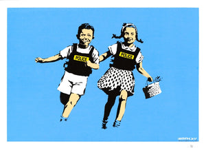 Banksy Print - Jack & Jill / Police Kids - Unsigned Screenprint