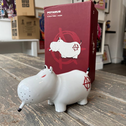 Frank Kozik - Anarchy Potamus (Red)