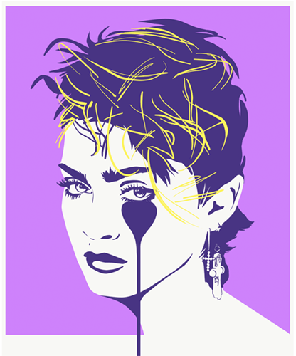 Pure Evil - Lucky Star - Madonna (Lilac)
