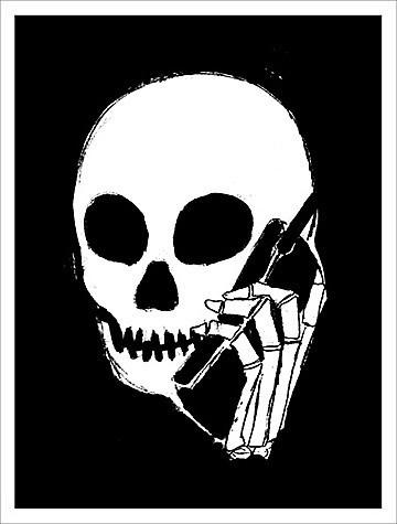 Skullphone - XL Subliminal Projects Screenprint 2007