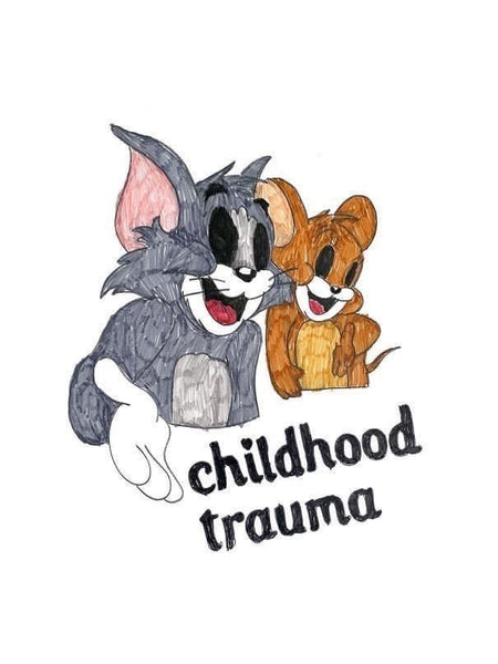Listen04 - Childhood Trauma (Framed Original)