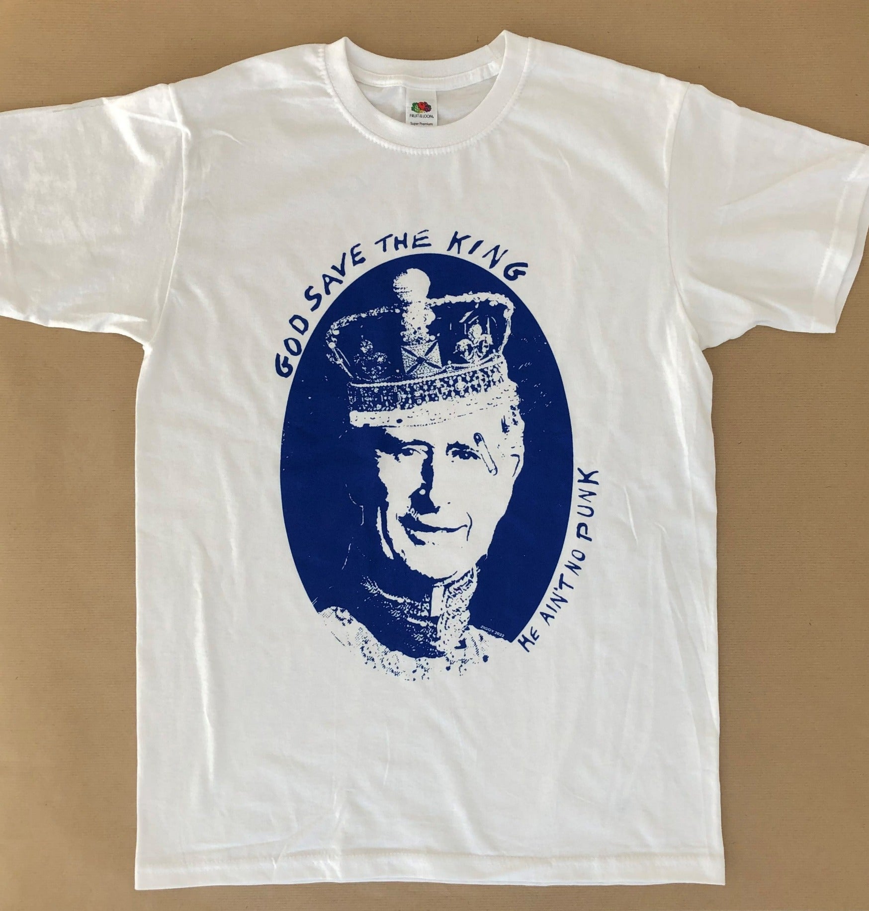 Ziggy - God Save The King T Shirt - anti-monarchy 