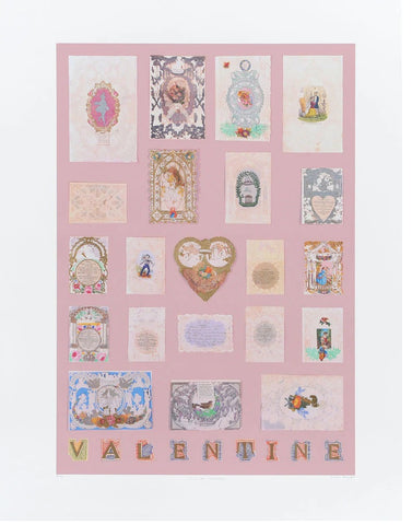 Sir Peter Blake - Alphabet: V Is For Valentine (Framed)