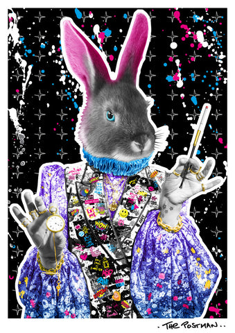 The Postman - White Rabbit Alice in Wonderland